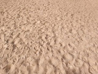 Beautiful sandy beach, empty sea beach, background image.