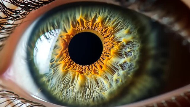 close up of eye