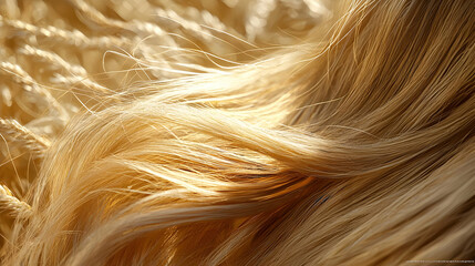 Fototapeta premium Abstract Golden Hair Texture Background