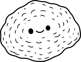 truffle cartoon doodle