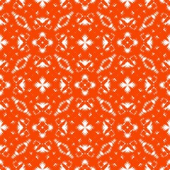 Atumn flower and leaf fabric ikat pattern background, fashion design 