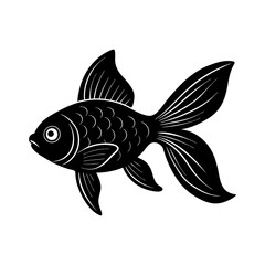 fish on a white background vector illustration