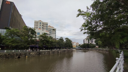 tall residential buildings around the city centre