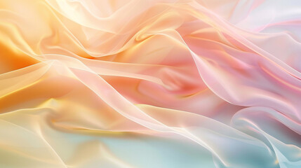 Obraz premium Retro-Inspired Flowing Colorful Waves, Vibrant 70s Abstract Design