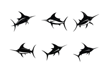 Thundercrest Marlin silhouette vector illustration