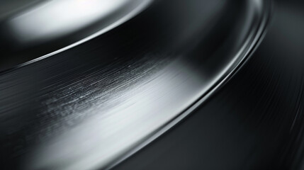 Polished Silver Brushed Metal Texture, Industrial Metallic Surface