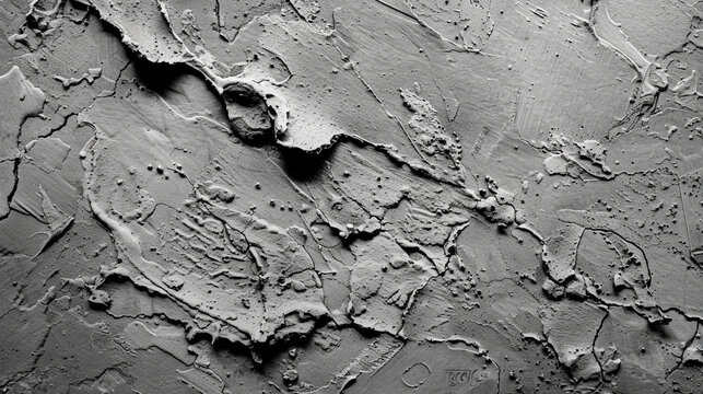 Raw Industrial Concrete Wall Texture, Weathered Grey Surface