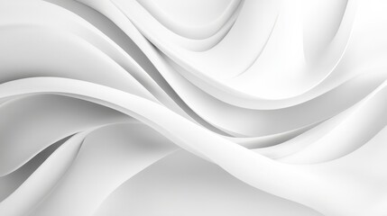 Obraz premium Abstract white curves, elegant design