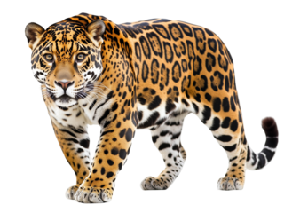 Tiger isolated on white background png transparent clipart.