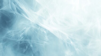Obraz premium Abstract ethereal light blue swirls