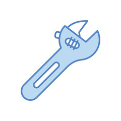 Carriage Wrench Vector icon