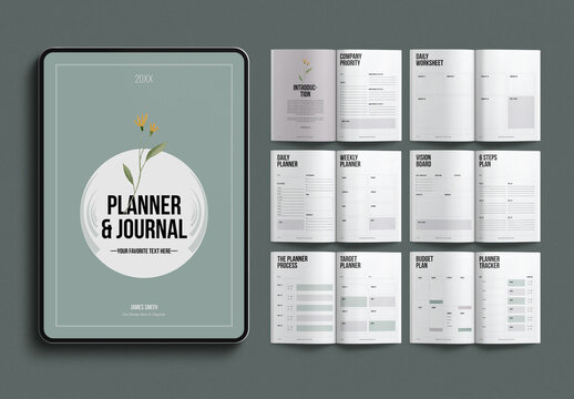 Digital Planner & Journal Template