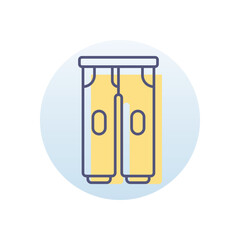Trouser Vector icon