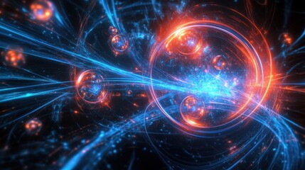 Fototapeta premium Quantum computing holds the key to solving complex computational problems.