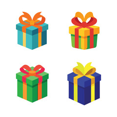 set of gift boxes
