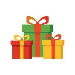 gift boxes vector illustration