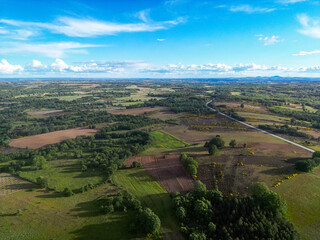 aerial view of Portuguese country side