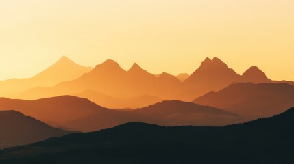 Golden Hour Mountain Majesty