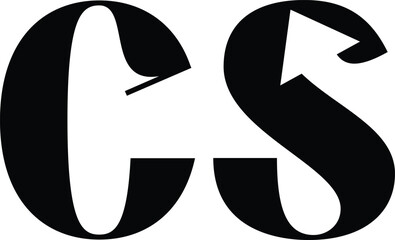 letter s arrow recycle or exchange logo with vector file.