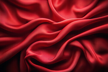 Obraz premium A red cloth background, elegant and vibrant, design theme
