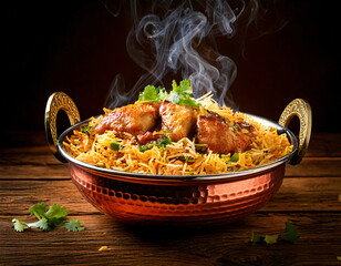 biryani rice, indian meal