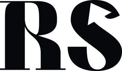 letter s arrow recycle or exchange logo with vector file.