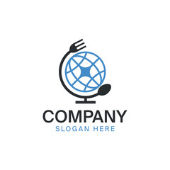 Foodie World Vloger Logo Design