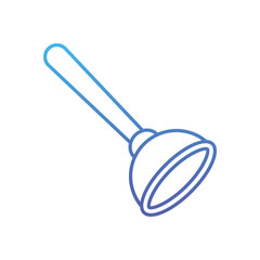 Plunger  Vector icon