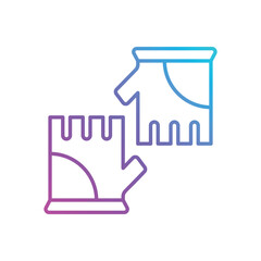 Glove Vector icon