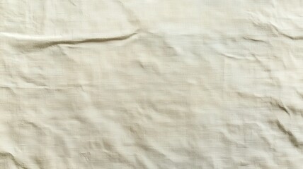 Textured Off-White Fabric with Brown Speckles and Wrinkles