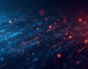 abstract  digital waves - techno background