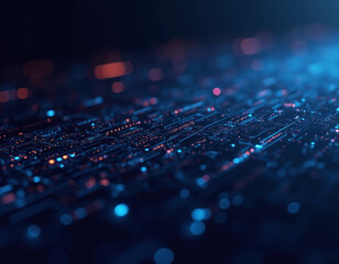 abstract  digital waves - techno background