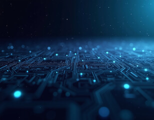 abstract  digital waves - techno background