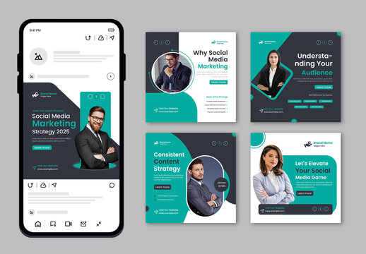 Social Media Post Marketing Layout