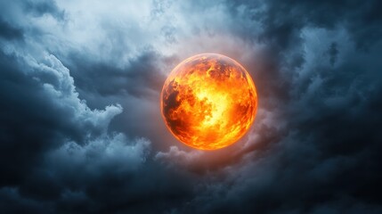 A Large Orange Planet in the Sky