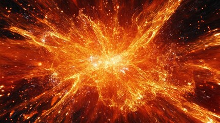 Vibrant Abstract Energy Field with Glowing Auroras and Colorful Halo Effects, Sense of Movement and Power, Perfect for Digital Art and Creative Backgrounds