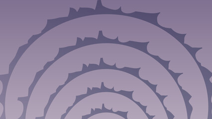 vector illustration of an abstract background, semicircular shapes on a lavender/purple background, lavender background, monochromatic color scheme.