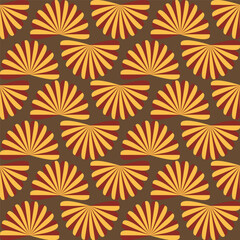 Print Abstract modern floral oriental colorful geometric pattern background seamless repeating pattern vector illustration flat design for wallpaper or background or Fabric textile EPS 10