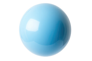 blue ball isolated on white