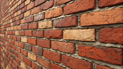 Fototapeta premium Close-Up of a Rustic Brick Wall