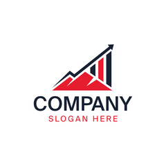 Financial Growth Modern Logo Design