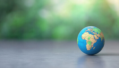 Economic forecasting techniques. globe representing global geography and environmental awareness