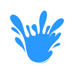 Fototapeta premium Water Splash Illustration