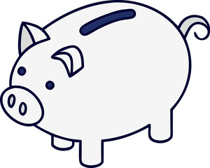 pink piggy bank