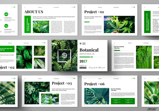 Botanical Presentation Layout