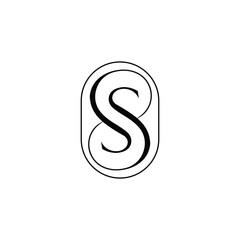 Luxury SS logo design