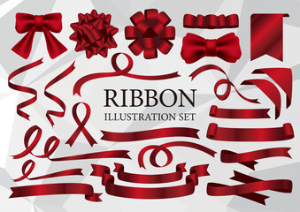 Ribbon Set(red)