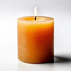 153- single, perfectly formed candle, its wax smooth and glistening, casting a warm glow, isola (3).png