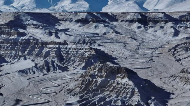 Zanda Tulin National Geological Park in Tibet, China