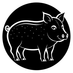 Pig themed social media templates 
